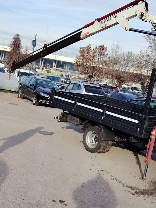 Транспортни услуги  Камион, Самосвал с кран до 5т с тристранно разтова