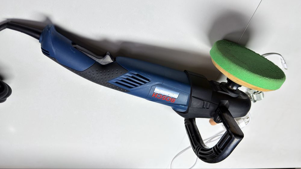 Mașină/flex electrică de lustruit/polișat/polish BOSCH PROFESSIONAL GPO 14 CE,stare foarte bună, burete inclus