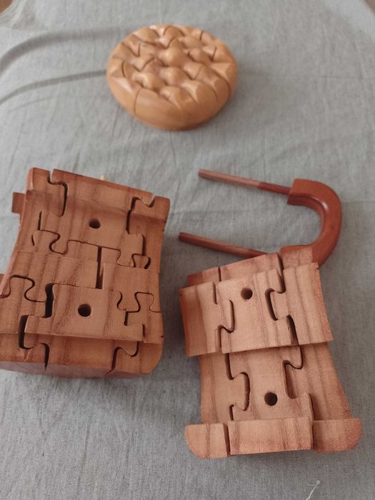 3D дървен пъзел бирена чаша