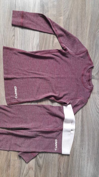 Термо бельо детско на Крафт Craft 110-116 см запазено много топли