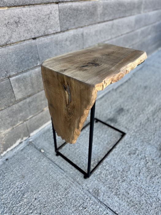 Маса за кафе помощна маса нощен шкаф индустриален стил рустик