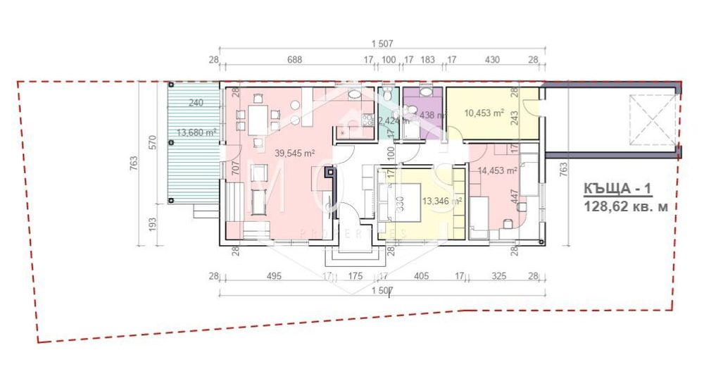 Къща в Габрово, област-гр.Севлиево площ 176 цена 210000