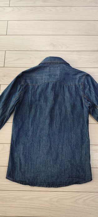 Риза от син деним lee cooper
