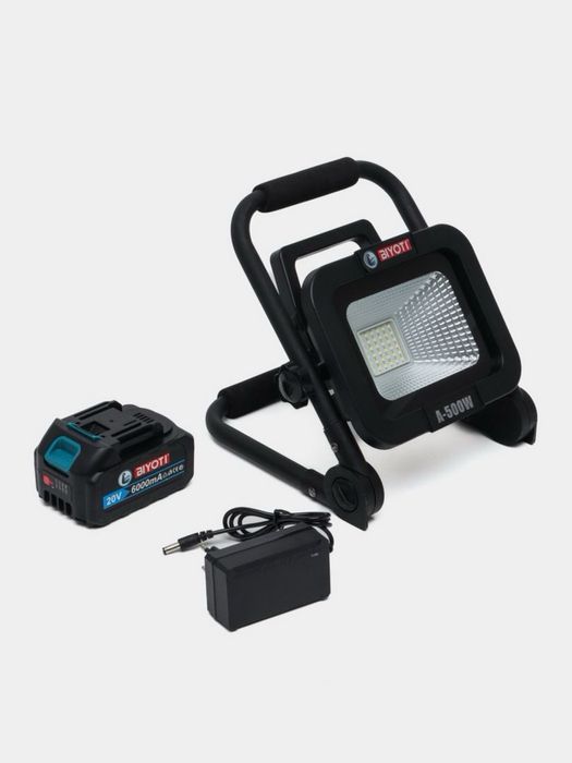Прожектор светильник аккумуляторный фонарь biyoti