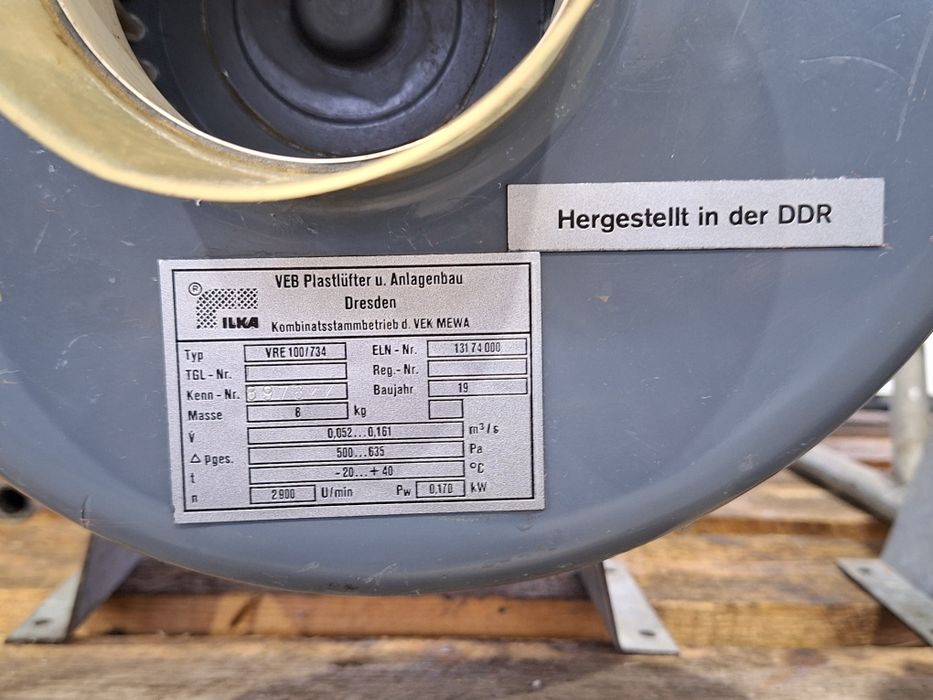 Вентилатори за агресивни среди ПВЦ