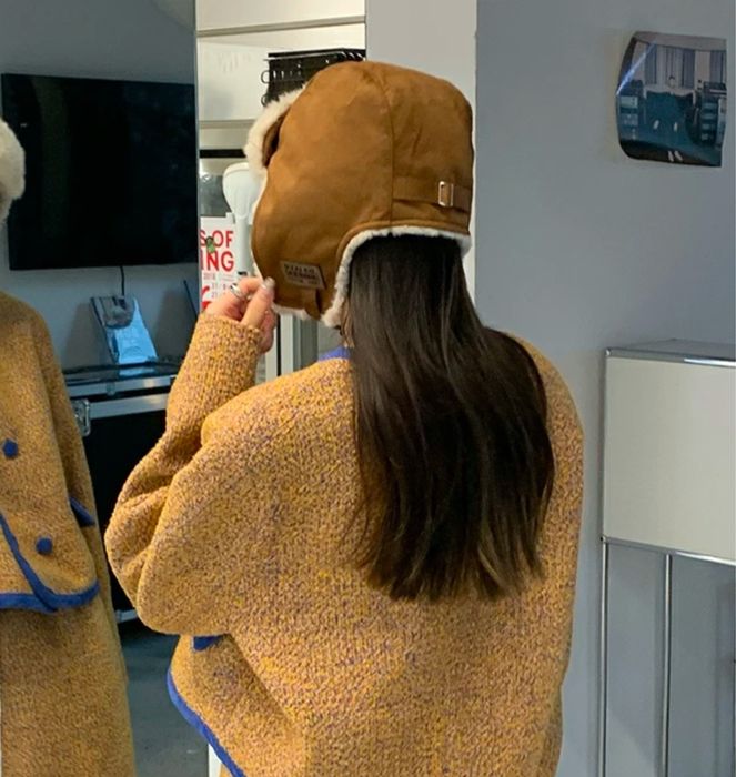 Женская новая ушанка