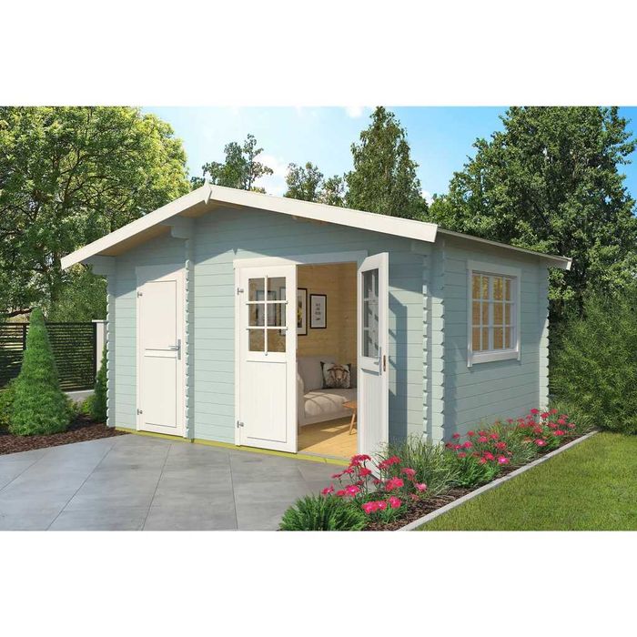 Дървена къща за отдих тип бунгало Keila 34 4.25х2.80 м, 34 мм