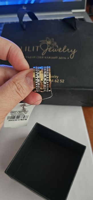 Продам кольцо 18.5 размер