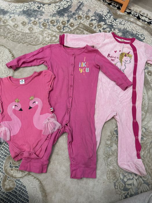 бодики комплект на 6-9мес