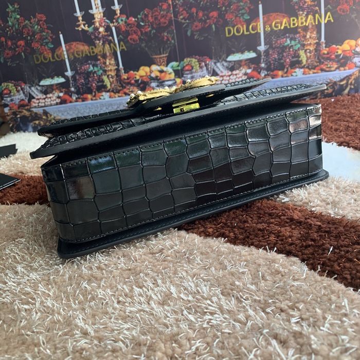 Geanta Dolce Gabbana Amore 27 cm negru, Premium