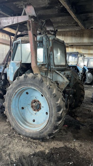 Трактор МТЗ 80 стогометатель с вилой . На ходу