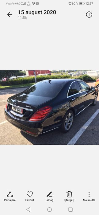 Bara spate Mercedes S class W222