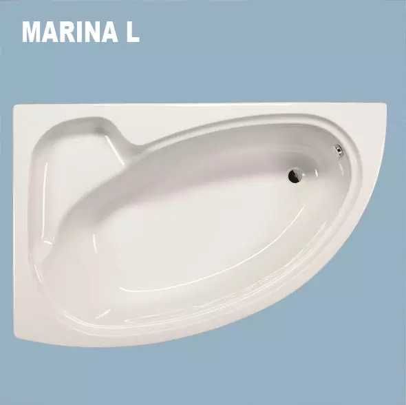 Ъглова вана MARINA 153x95см