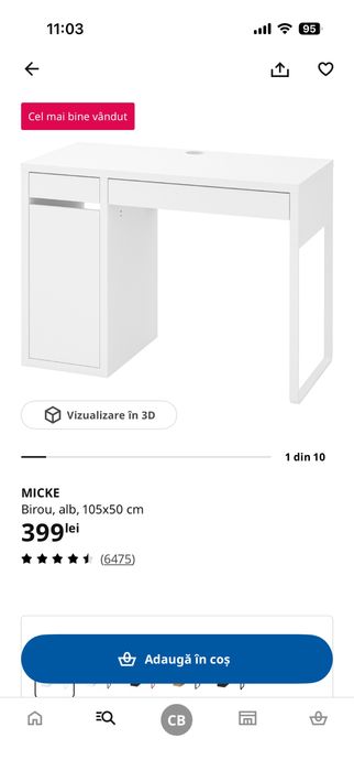 Birou Micke 150x80