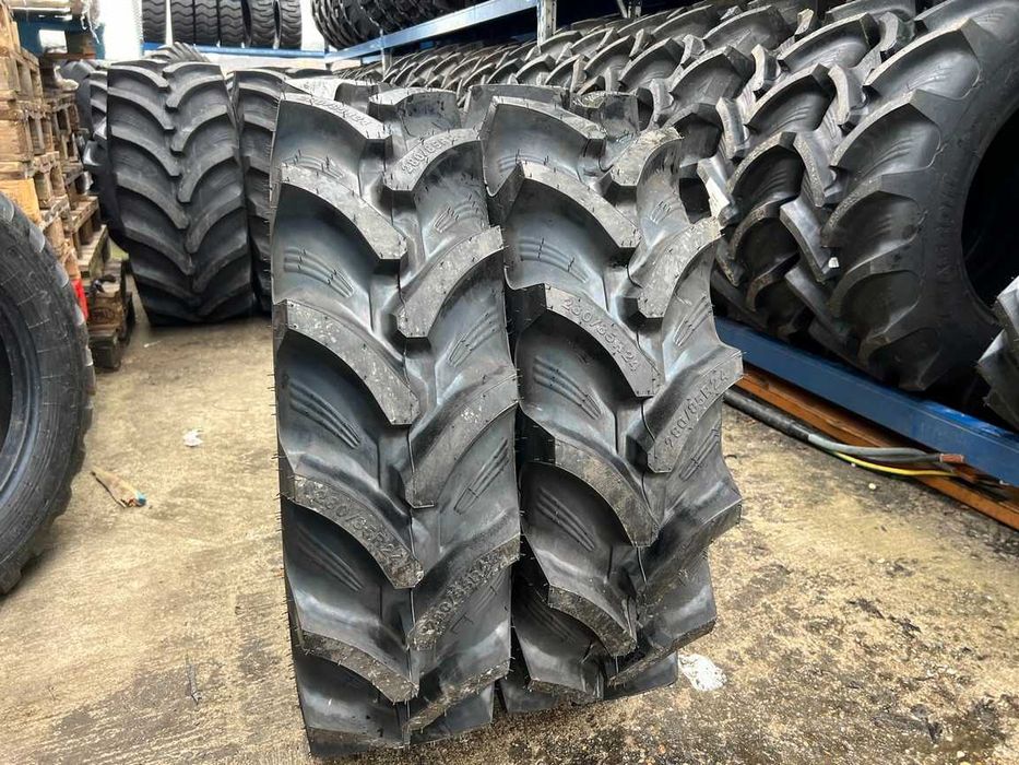 Cauciucuri noi 280/85 R24 radiale noi 11.2-24 pentru tractor fata