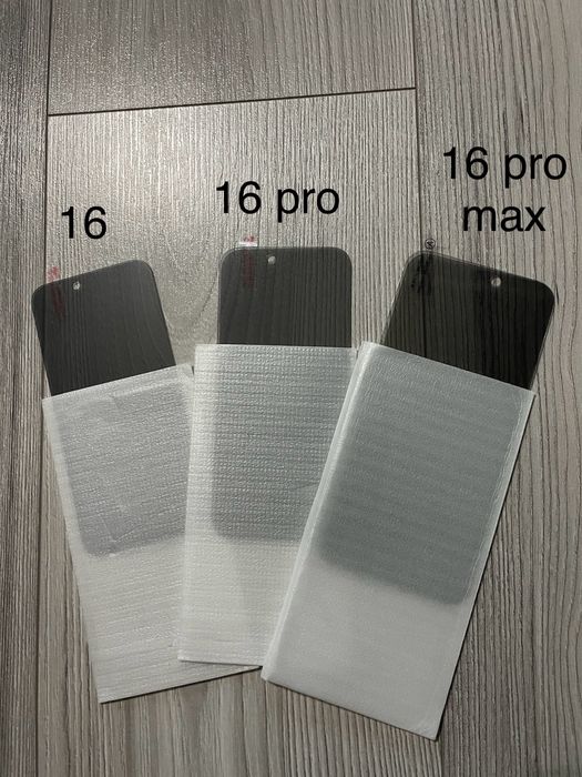 Folie privacy sticla protectie iphone 16 /16 PRO/ 16 PRO MAX