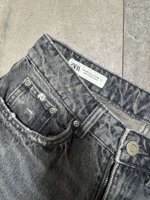 Zara дънки с навит крачол