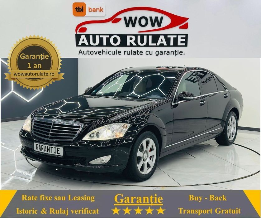 Mercedes-Benz S 2007 3.0D E4 Garantie 12 Luni Rate Avans 0 Doar Cu Buletinul
