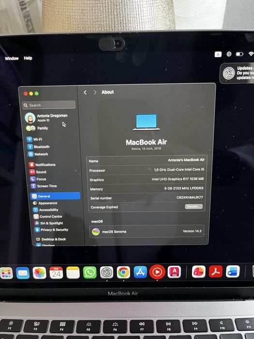 MacBook Air 13 inch 2018