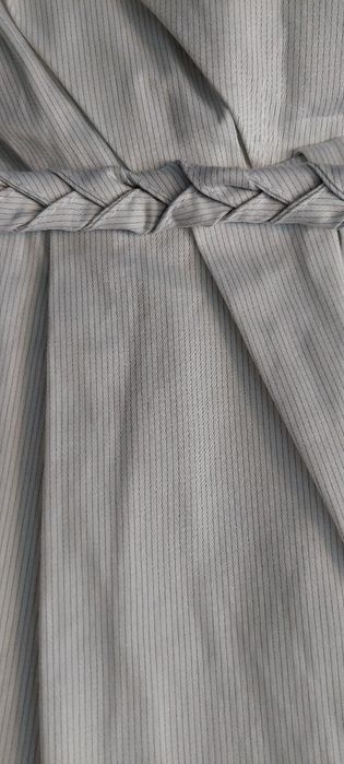 Rochie  Koton,alba,cu dungi foarte subtiri si buzunare, marimea 38