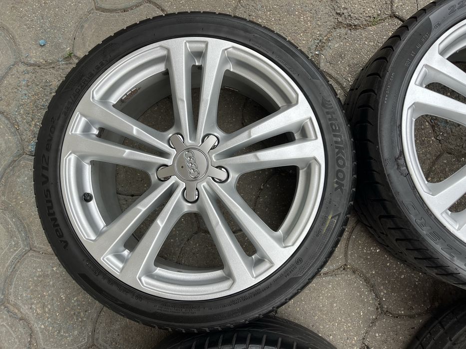 Jante aliaj 5x112mm, anvelope vara 225/40 R18 Audi A3, Vw, Seat, Skoda