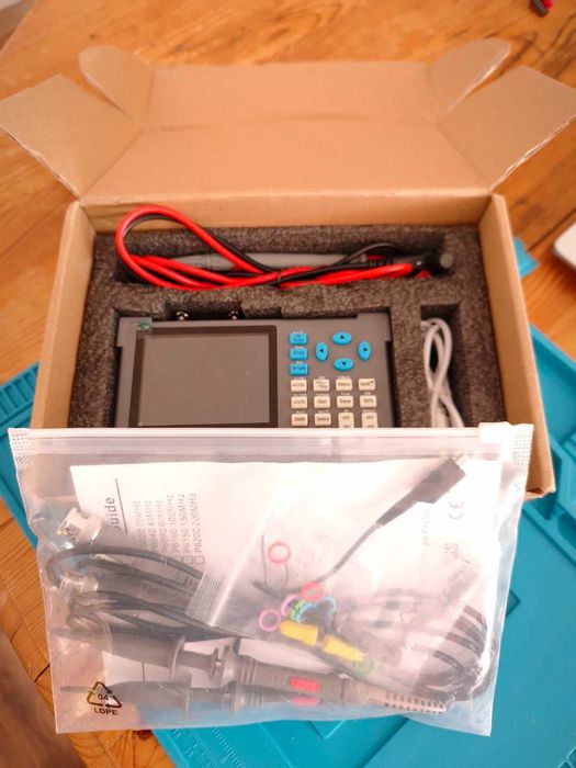 DSO3D12 Цифров осцилоскоп 3 в 1 + мултиметър + генератор, като нов