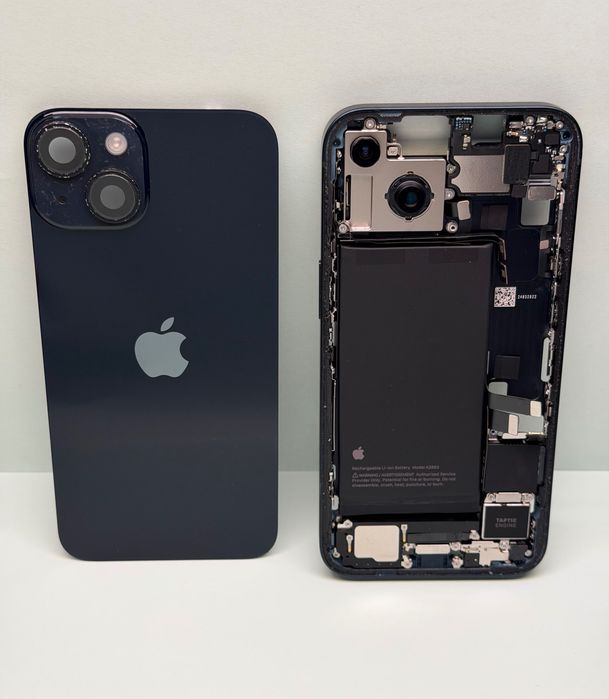 Carcasa originala iPhone 14 Black Negru Albastra camera baterie sticla rama