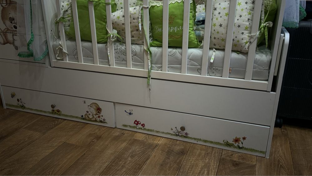 Манеж Детская кровать-трансформер