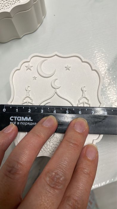 Шкатулка из гипса