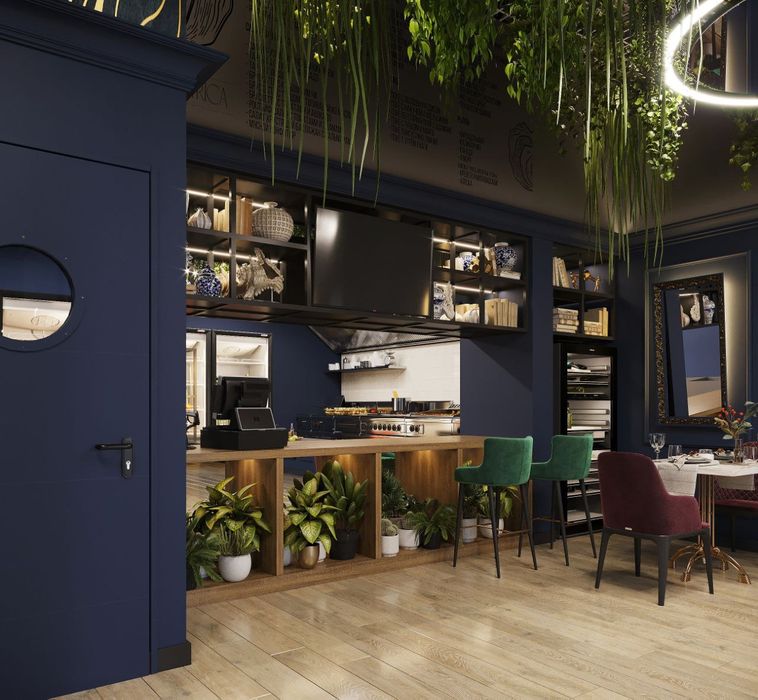 дизайн интерьер  ресторан кафе магазин