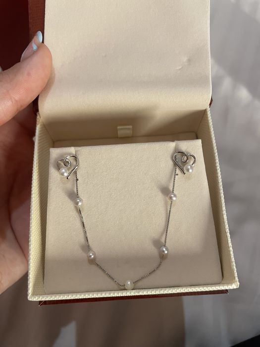 Комплект обеци и колие