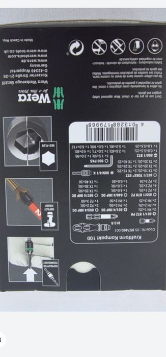 Set profesional WERA KK 100/52 pcs