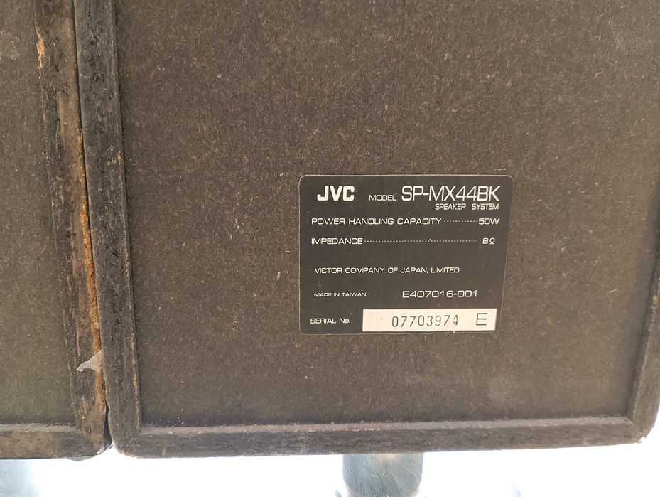 Продавам тонколони JVC SP-MX44BK  8 ома