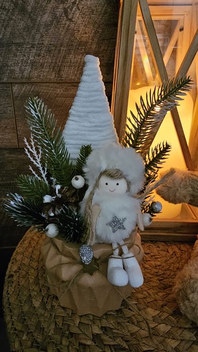 Коледни керамични  кашпи