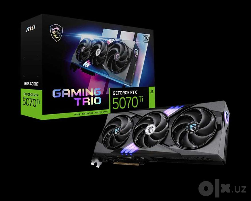Видеокарта MSI GeForce RTX 5070 Ti GAMING TRIO OC