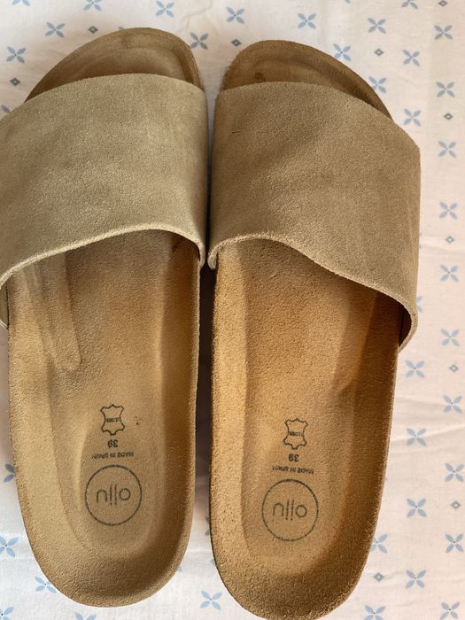 Дамски чехли - естествена кожа