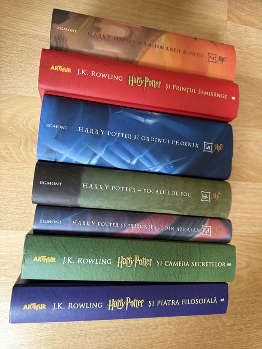 Set 7 cărți Harry Potter - J.K. Rowling - noi