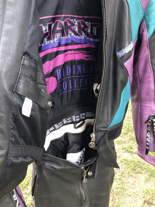 Costum moto piele Harro 2 bucati