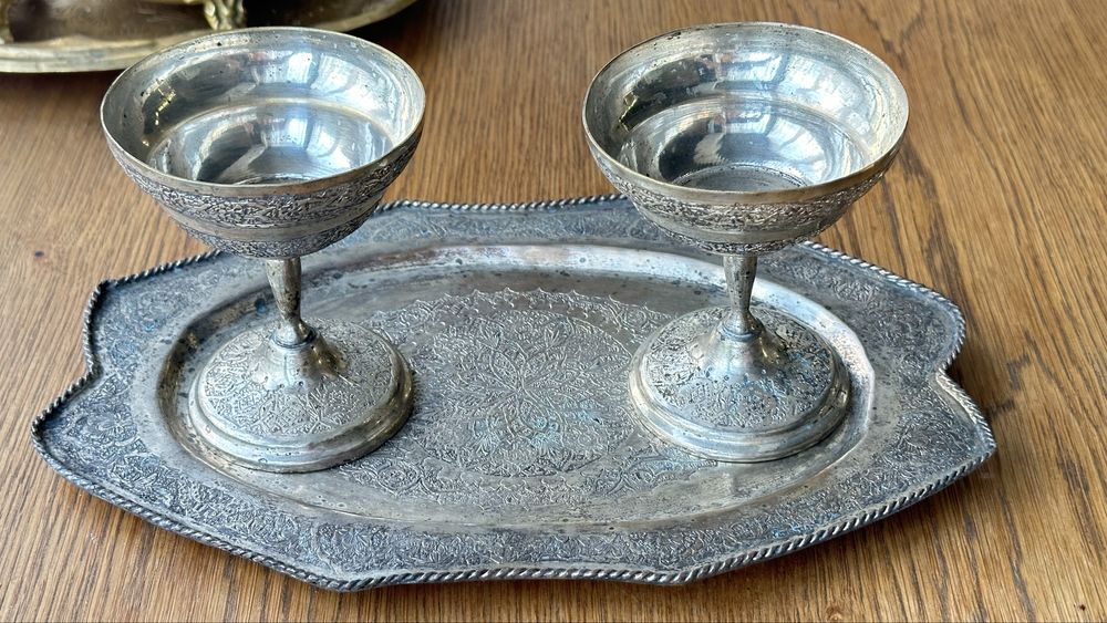 Серебрение сервизы Персия антикварные