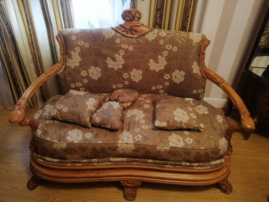 Set mobilier vintage pentru living 8 piese