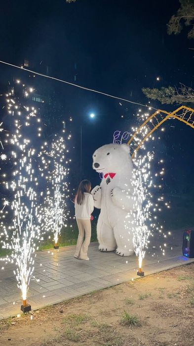 Холодный фонтан. Павлодар. Ярко и эффектно.