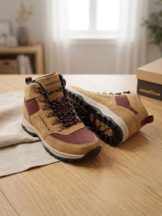 Кроссовки  goodyear everest white/brown