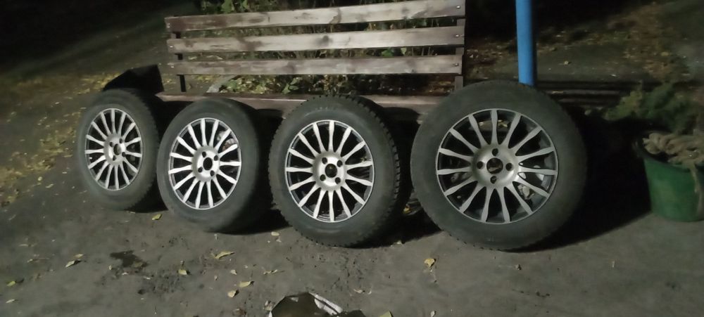 Колеса полностью в сборе