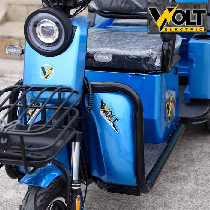 Електрическа двуместна триколка карго VOLT Electric CARGO LUX 1500W