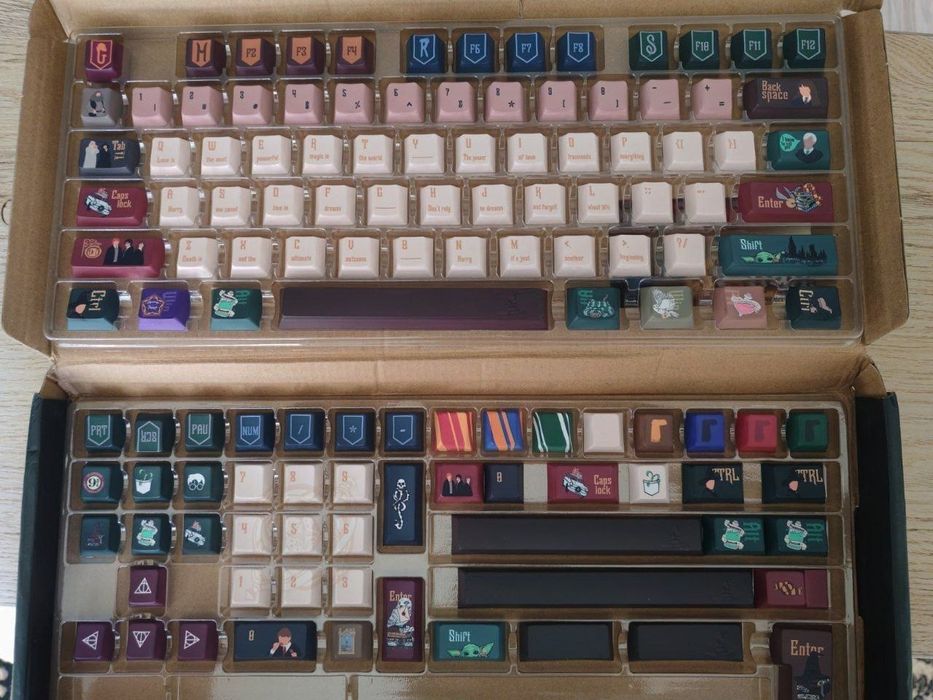 Механические кейкапы Harry Potter (полный набор, кастом)