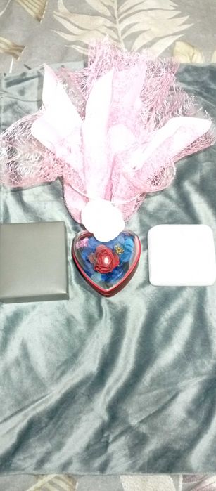 Сребърно колие сърце Priscilla+гривна сърце Love Annunziata+ пръстен!!