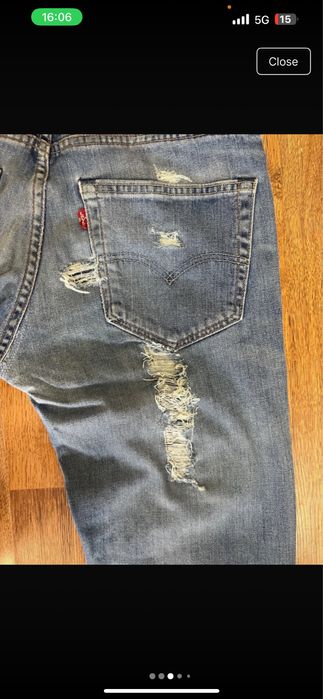 Custom flared jeans opium