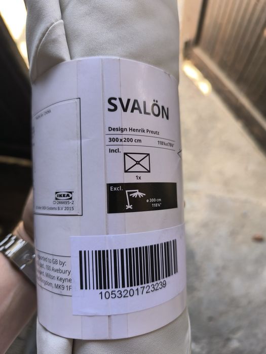 Резервни покривала за чадър Svalon от Икеа 300/200