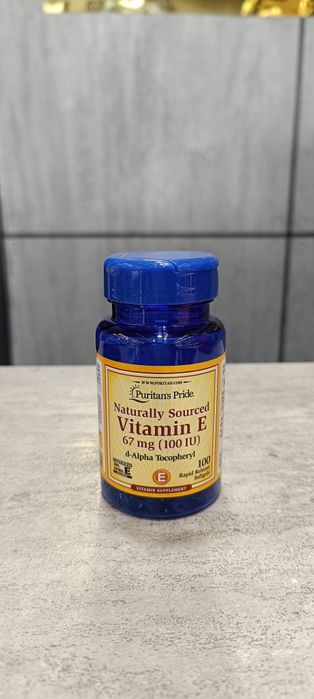 Puritan's pride naturally sourced vitamin E 100 iu 100 softgels