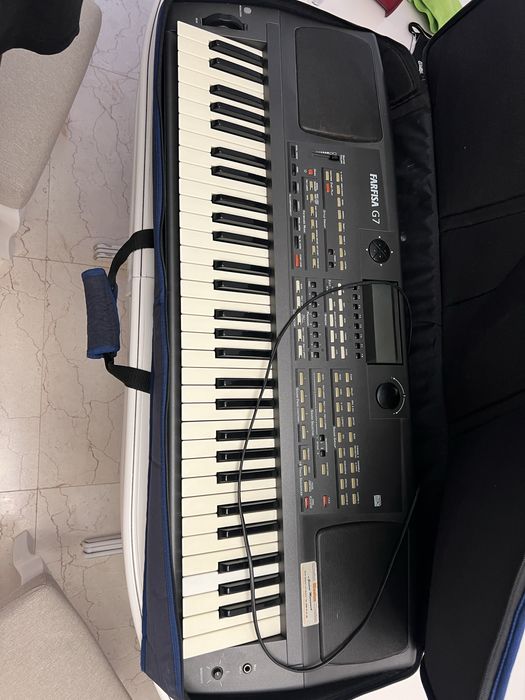 Orga Farfisa G7 cu husa si suport